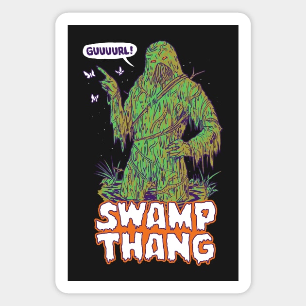 Swamp Thang Magnet by Hillary White Rabbit